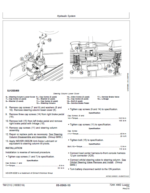 John Deere 724K 4WD Engine S2 & T3 Loader Technical Manual (S.N. 641523 - 658296) - Image 4