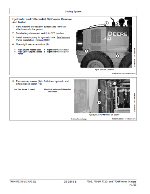 John Deere 770G, 770GP, 772G, 772GP Grader Technical Manual (S.N 680878 - 680877 ) - Image 4