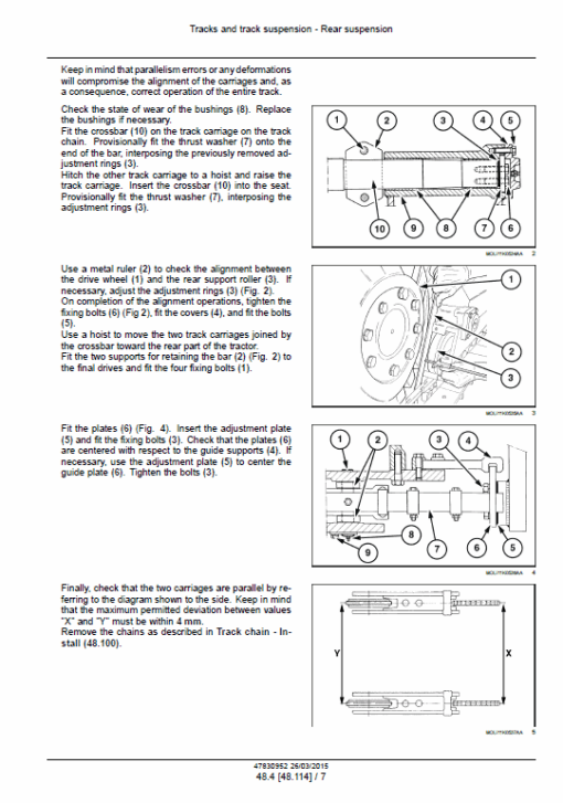 New Holland TK4020F, TK4020V, TK4030, TK4040, TK4040M Tractor Manual - Image 4