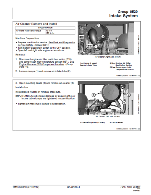 John Deere 724K 4WD Loader Technical Manual (S.N. after C658297 & D658297 - ) - Image 4