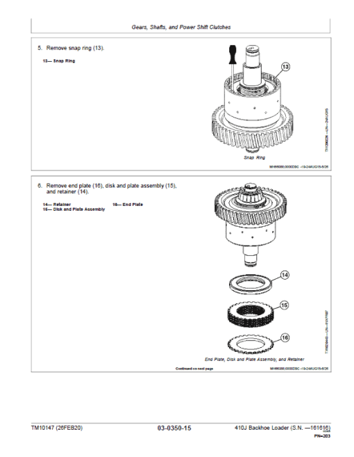 John Deere 410J Backhoe Loader Repair Technical Manual (S.N before - 161616 ) - Image 4