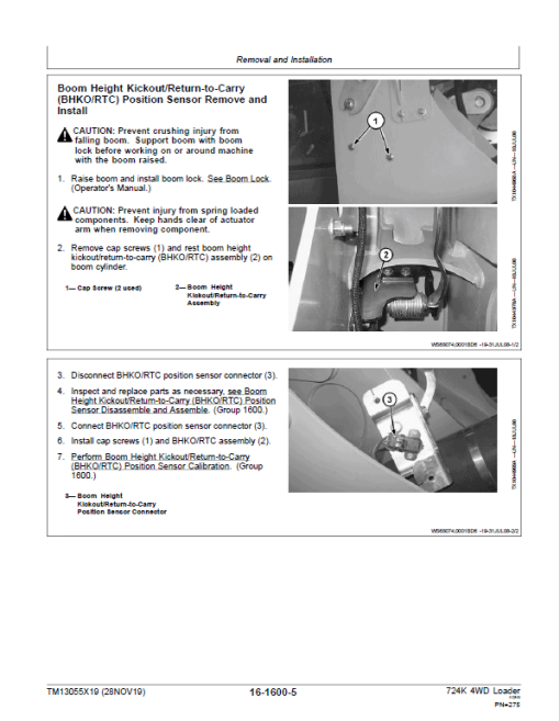 John Deere 724K 4WD Loader Technical Manual (S.N. after F658297 - ) - Image 4