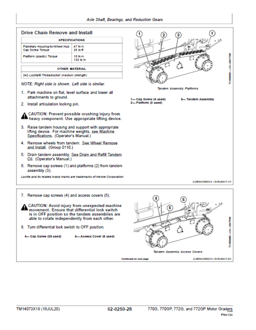 John Deere 770G, 770GP, 772G, 772GP Grader Technical Manual (S.N F680878 - F680877) - Image 4