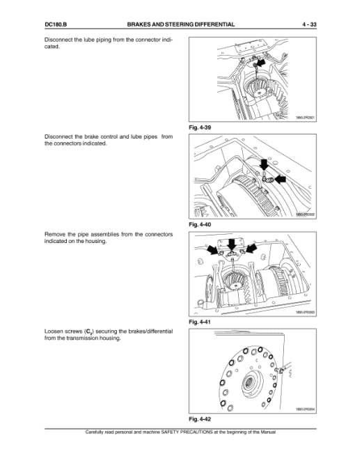 New Holland DC180.B Crawler Dozer Service Manual - Image 4