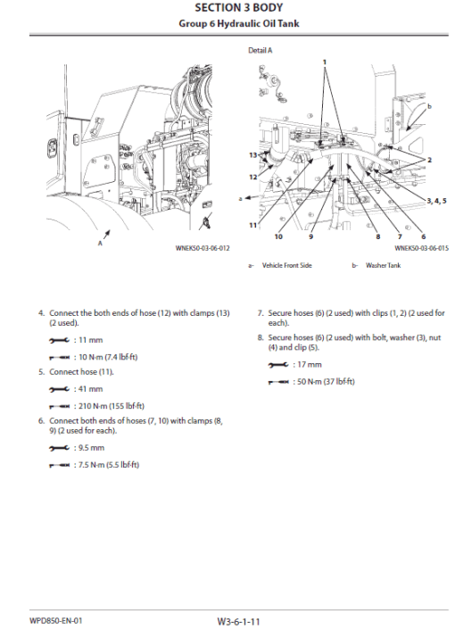 Hitachi ZW180-6 Wheel Loader Service Repair Manual - Image 4