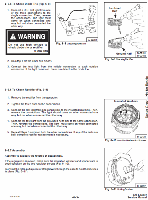 Bobcat 825 Skid-Steer Loader Service Manual - Image 4