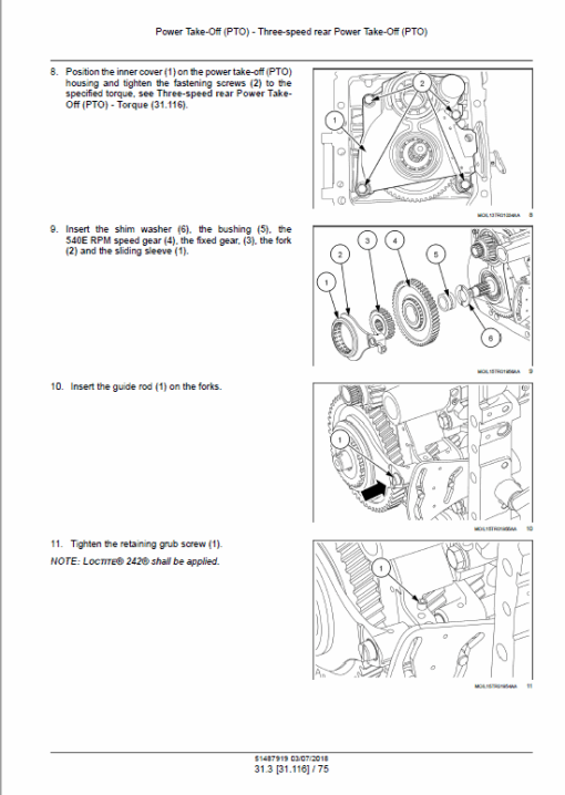 Case Farmall 110U, 120U Tractor Service Manual - Image 4