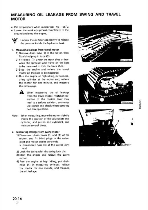 Komatsu PC50UU-1 Excavator Repair Service Manual - Image 4