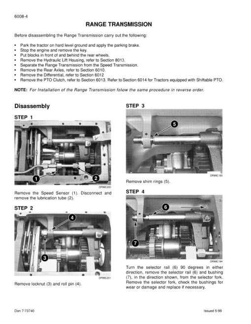 Case C50X, C60X, C70X, C80X, C90X, C100X Tractors Service manual - Image 4