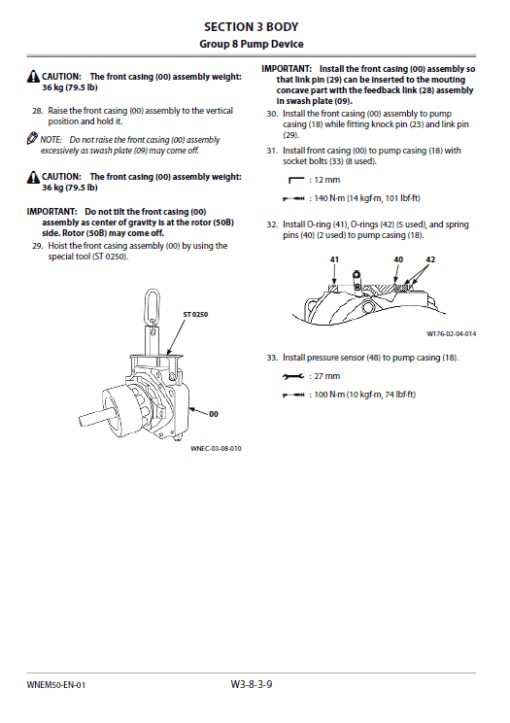 Hitachi ZW250-6 Wheel Loader Service Repair Manual - Image 4