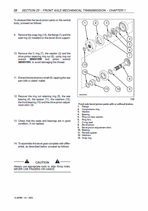 Case JX1060V, JX1070V, JX1075V, JX1070N, JX1075N Tractor Service Manual - Image 4