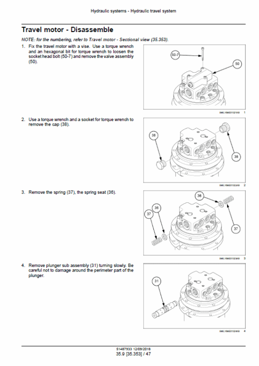 New Holland E37C Mini Excavator Service Manual - Image 4