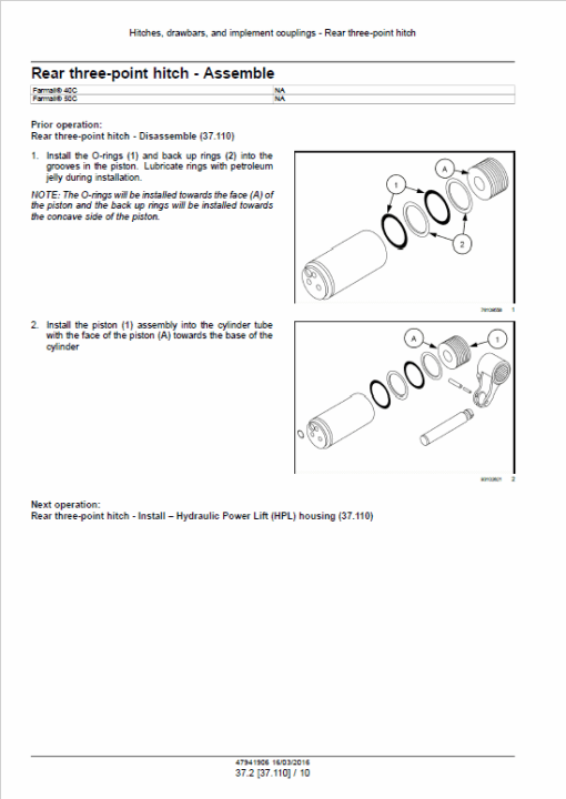 Case Farmall 40C, 50C Tractor Service Manual - Image 4