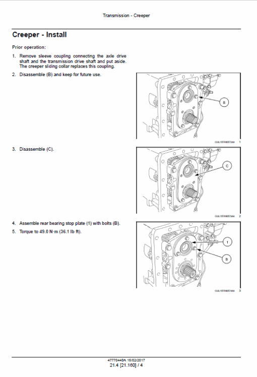 New Holland T7.230, T7.240, T7.245, T7.260, T7.270 Tractor Service Manual - Image 3