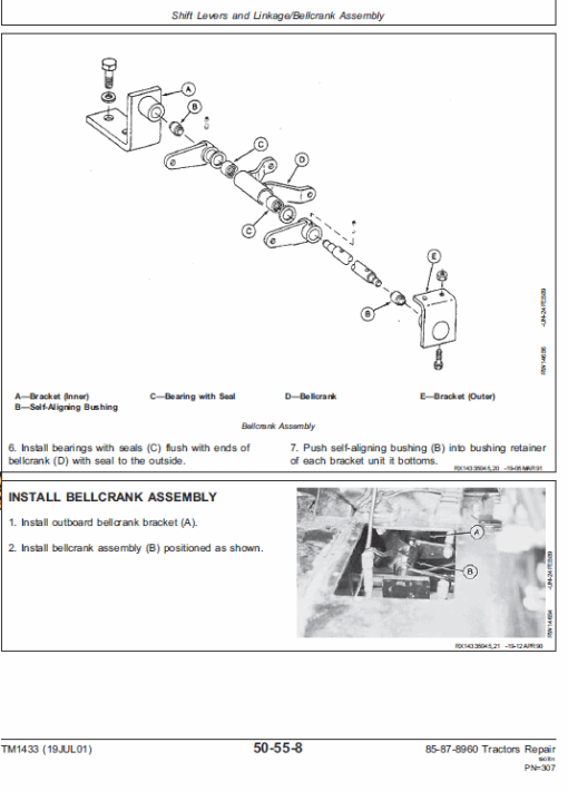 John Deere 8560, 8760, 8960 Tractor Technical Manual (TM1433) - Image 4