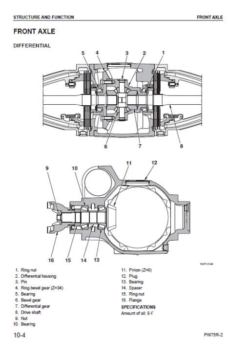 Komatsu PW75R-2 Excavator Service Manual - Image 4