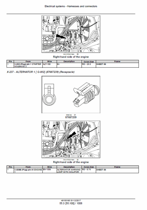 New Holland T7.290, T7.315 Tractor Service Manual - Image 4