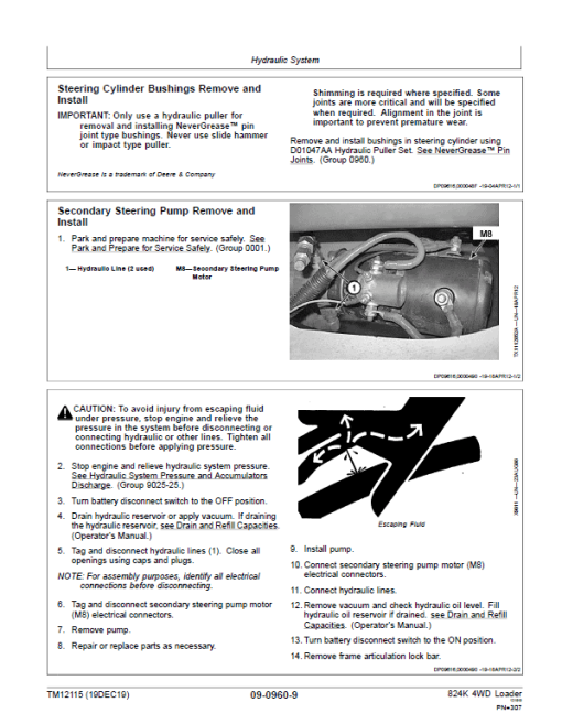 John Deere 824K 4WD Engine 6135HDW02 (iT4) Loader Technical Manual (S.N 641970 - 664578) - Image 4