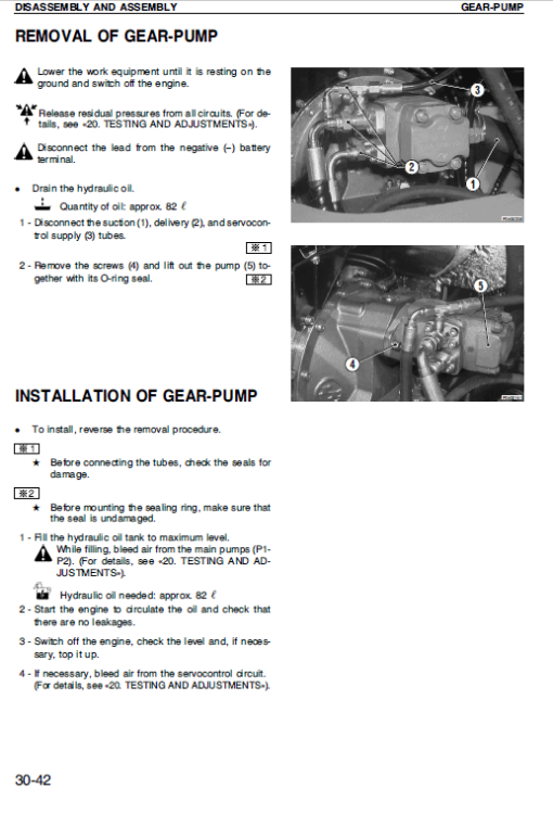 Komatsu PW95-1 Excavator Service Manual - Image 4