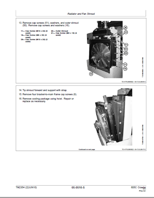 John Deere 605C Crawler Loader Technical Manual (TM2353 and TM2354) - Image 3