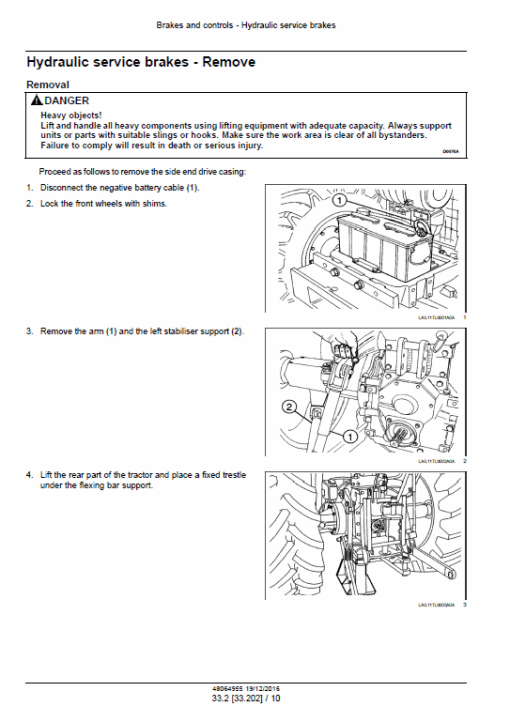 New Holland TD4020F, TD4030F,  TD4040F Tractor Service Manual - Image 4