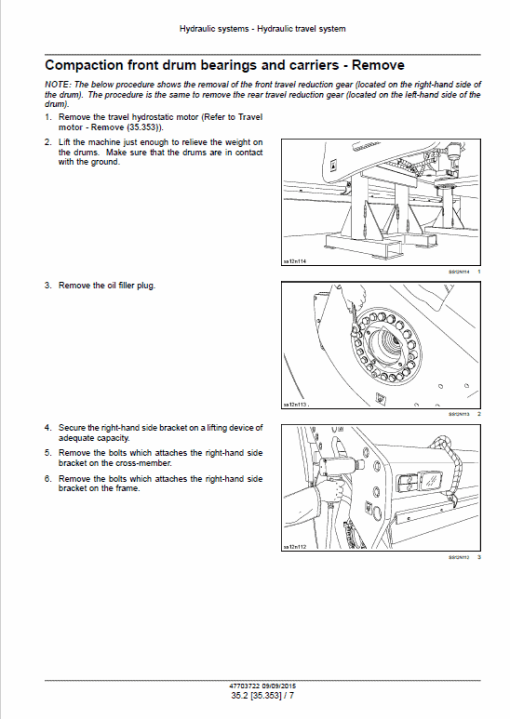 Case DV213 Vibratory Roller Service Manual - Image 4