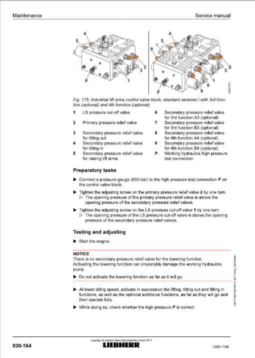 Liebherr L566 Type 1168 Wheel Loader Service Manual - Image 4