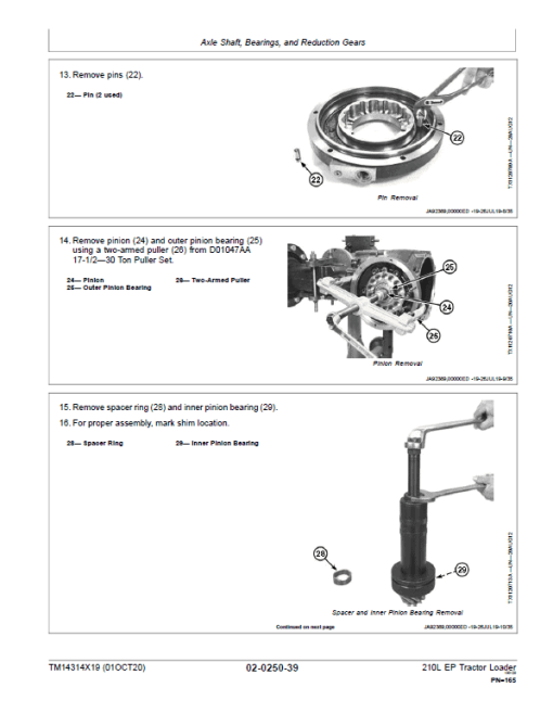 John Deere 210L EP Tractor Loader Repair Technical Manual (S.N after G895001 - ) - Image 4