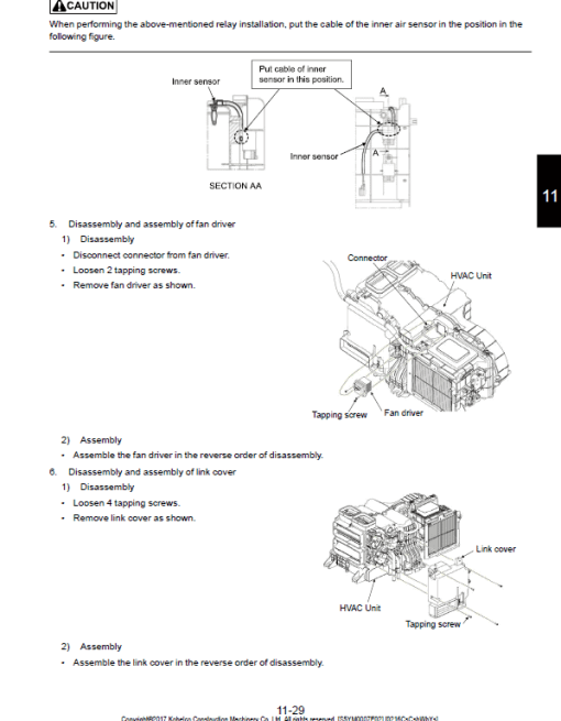 Kobelco SK170LC-10 Hydraulic Excavator Repair Service Manual - Image 4