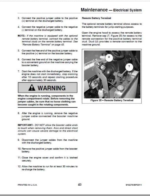 Gehl AL 440 Articulated Loader Repair Service Manual - Image 4