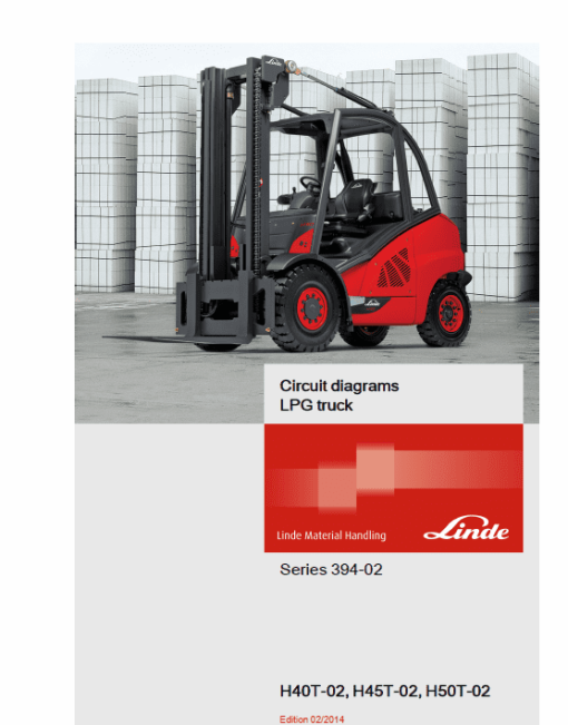 Linde 394 Forklift Truck H-Series: H40, H45, H50 Service Training (Workshop) Manual - Image 12