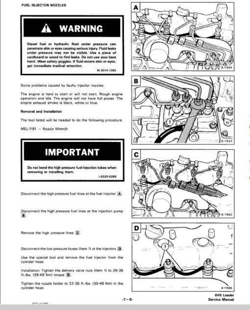 Bobcat 645 Skid-Steer Loader Service Repair Manual - Image 4