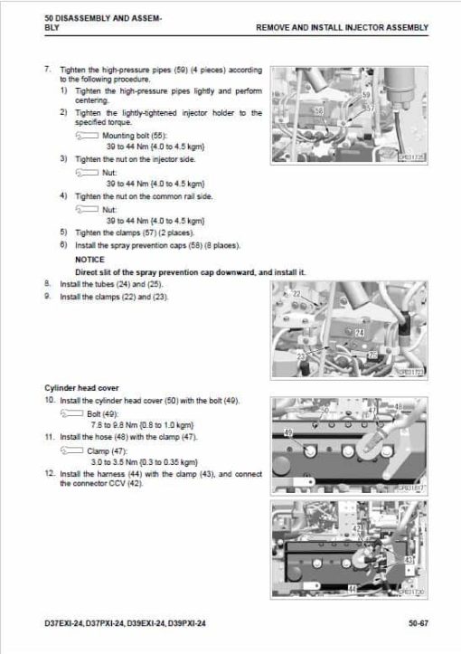 Komatsu D37EXi-24, D37PXi-24, D39EXi-24, D39PXi-24 Dozer Service Manual - Image 4