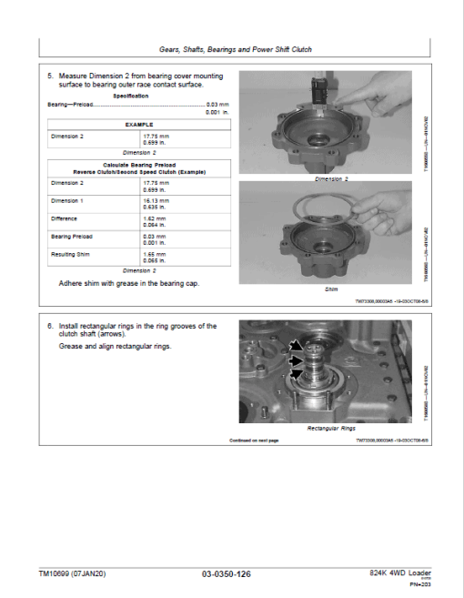 John Deere 824K 4WD Engine T3 & S2 Loader Technical Manual (S.N before - 641969) - Image 4