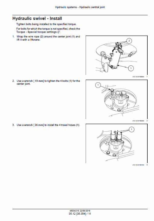 New Holland E215C Evo Excavator Service Manual - Image 4