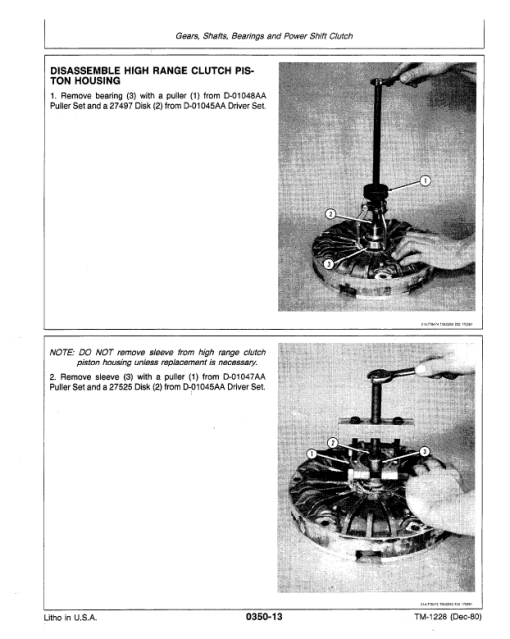 John Deere 544C Loader Repair Technical Manual (TM1228) - Image 5