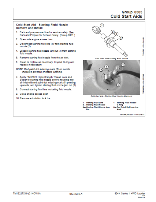 John Deere 824K 4WD Series II Loader Technical Manual (S.N after C664100 & D664100 -) - Image 4