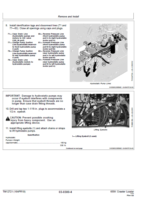 John Deere 655K Crawler Loader Technical Manual (SN. from E233169-E339206) - Image 4