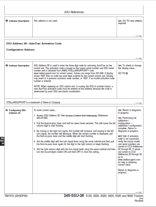 John Deere 9420, 9520, 9620 Tractors Repair Technical Manual - Image 4