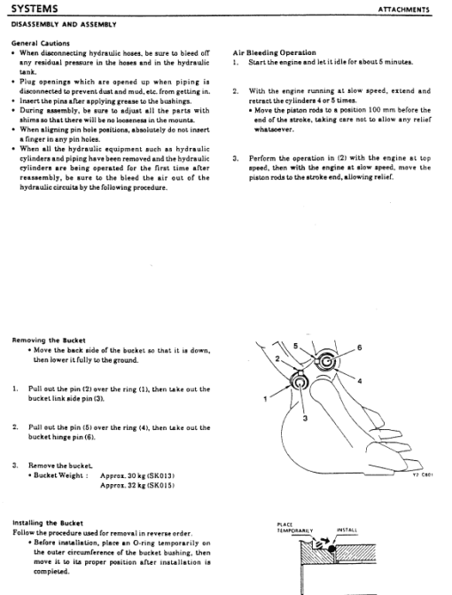 Kobelco SK013 and SK015 Excavator Service Manual - Image 4