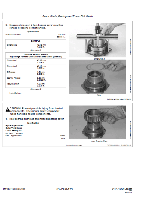 John Deere 844K 4WD Loader Technical Manual (S.N before - 642007) - Image 4