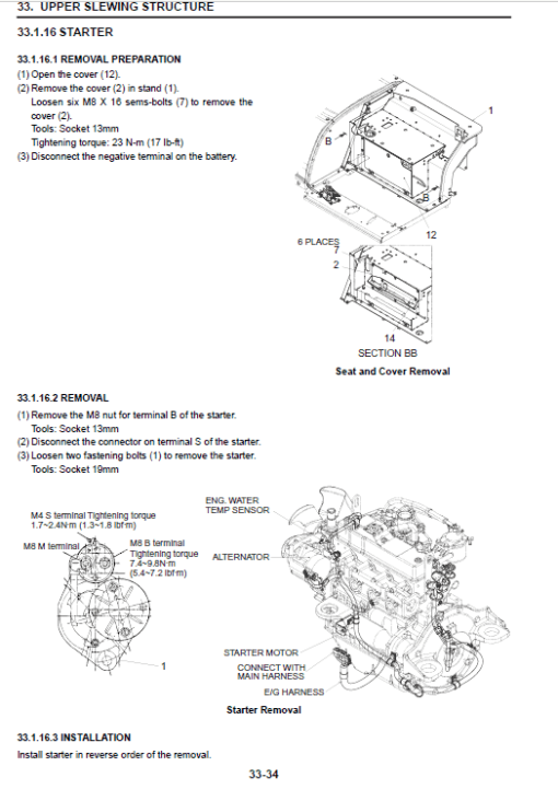 Kobelco SK55SRX-T4 Excavator Service Manual - Image 4