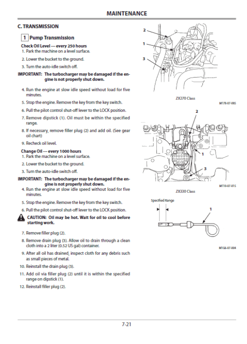 Hitachi ZX200-3, ZX240-3, ZX270-3 Excavator Service Repair Manual - Image 4