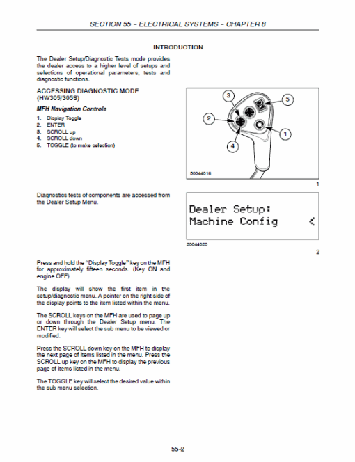 New Holland HW305, HW305S, HW325 Self-Propelled Windrowers Service Manual - Image 4