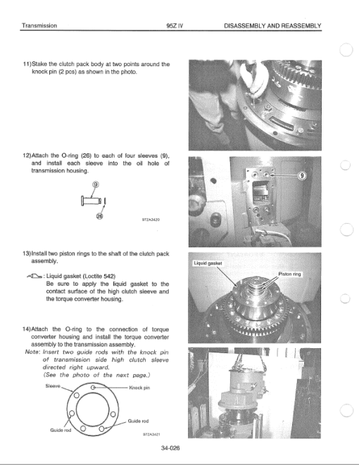 Kawasaki 95ZIV Wheel Loader Repair Service Manual - Image 4