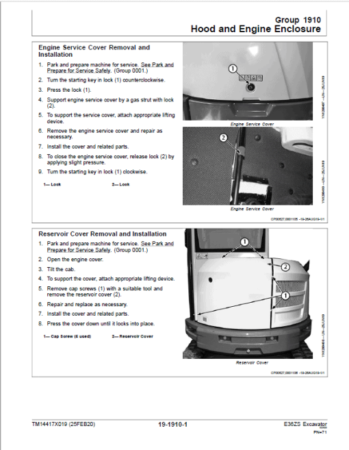 John Deere E36ZS Excavator Repair Technical Manual (S.N after D016000 -) - Image 4