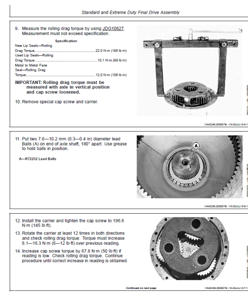 John Deere TeamMate II 1400 Series Inboard Planetary Axles Component Technical Manual (CTM138619) - Image 4