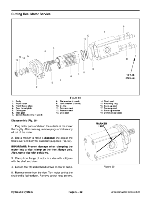 Toro Greensmaster Triflex 3300, 3400 (Models 04510, 04520) Service Repair Manual - Image 4