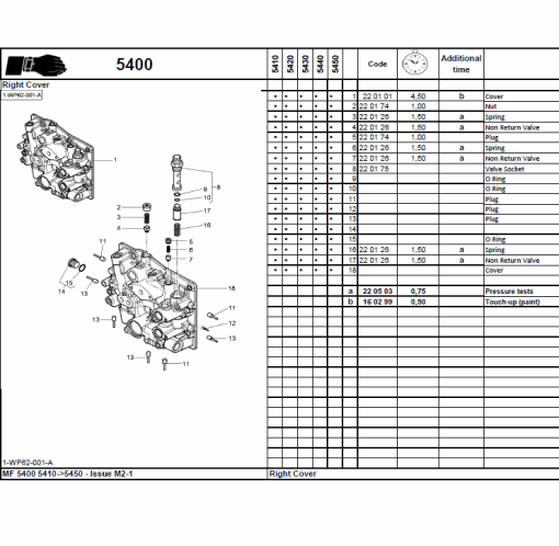 Massey Ferguson 5410, 5420, 5430, 5440, 5450 Tractors Service Manual - Image 6