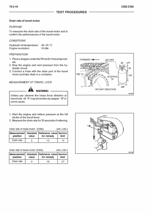 New Holland E265 and E305 Tier 3 Excavator Service Manual - Image 4